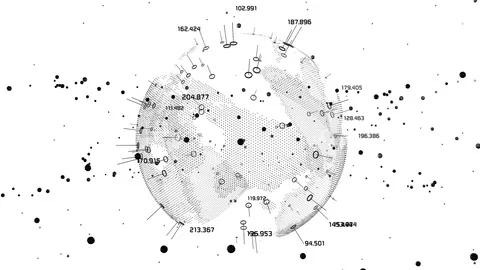 TechyGlobeRS BW Stock Footage 118133170