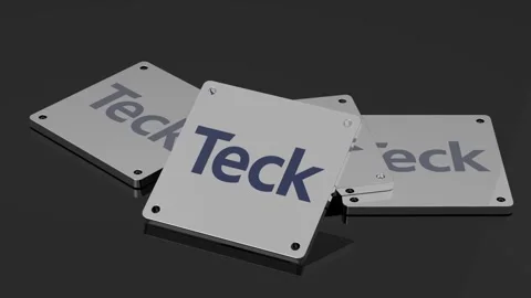 Teck Resources logo Illustrative 3D Animation WorldClass Moving Symbol Stock Footage 262023338