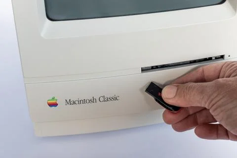 Tecnical evelution for the personal computer Stock Photos