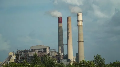 Teco Big Bend Station at Apollo Beach near Tampa Florida Stock Footage 149762914