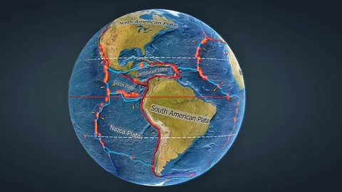 Tectonic Plate Boundaries Stock Footage 312629257