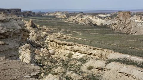 The tectonic plate movement mountain Fotos Stock