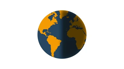 Tectonic Plate World Map Concept Design, The sixteen major pieces of crust Vidéo 277729503