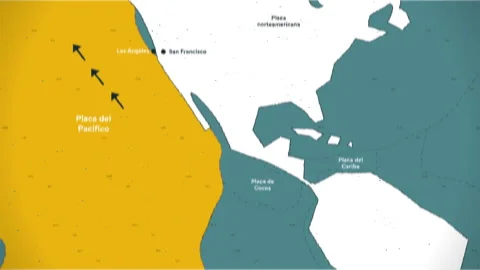 Tectonic plates Illustration Stock Footage 263166349