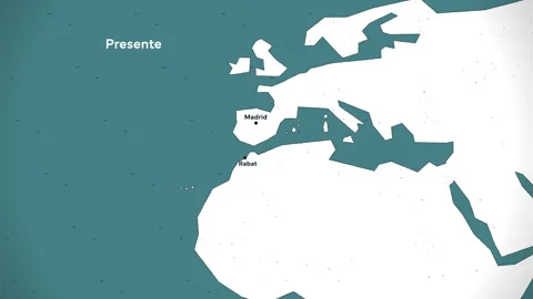 Tectonic plates Illustration Stock Footage 263166473