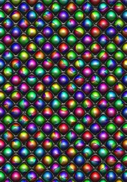 Tecture of many colorful marbles with reflections tecture of many colorful... Stock Photos