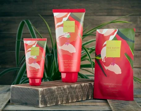 Ted Baker cosmetics. 스톡 사진