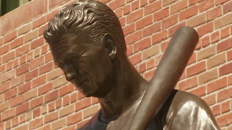 Ted Williams Jimmy Fund Statue Close Up Ted Vidéo 41865331