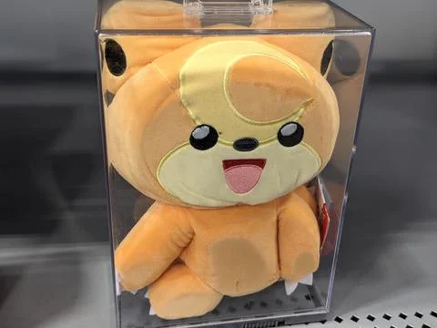 Teddiursa in a Box Stock Photos