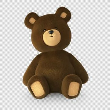 Teddy bat sat down-BROWN Stock Photos