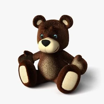 Teddy Bear 2 3D Model