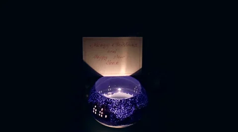 Teddy bear with a candlestick 스톡 동영상 44025576