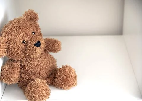  teddy bear on the couch Stock Photos
