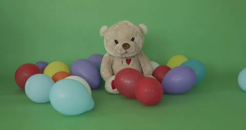 Teddy Bear Doll Stock Footage 158730352