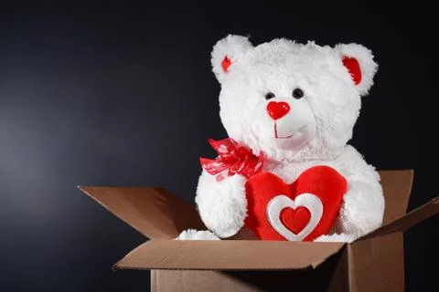 Teddy bear as gift Foto stock