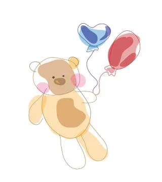 Teddy bear Stock Illustration