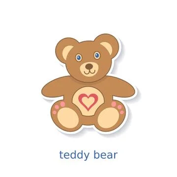 Teddy bear Illustrazione stock