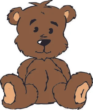 Teddy bear Illustrazione stock