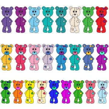 Teddy bear Illustrazione stock