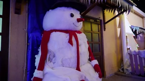 Teddy bear light decoration Stock Footage 295482861