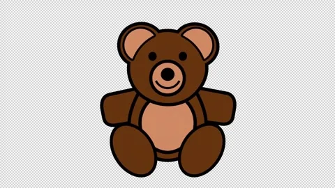 Teddy bear moving hands and feet Видео 284812045
