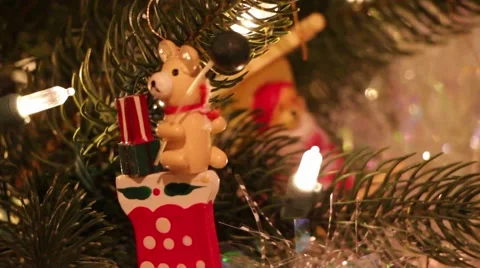 Teddy Bear Ornament Stock-Footage 45177890