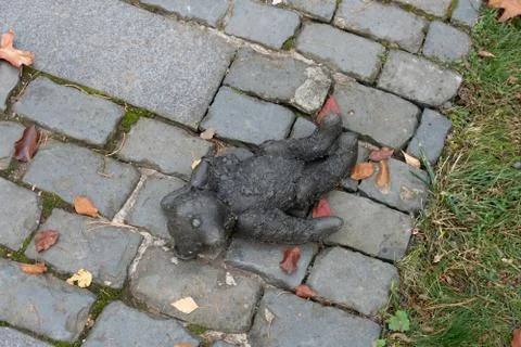 Teddy bear statue Stock Photos