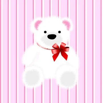 Teddy bear, toy Stock Illustration