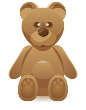 Teddy bear vector illustration Stock Illustration