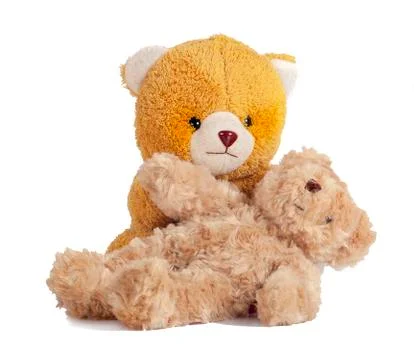 Teddy Bear on white isolate background Stock-Fotos