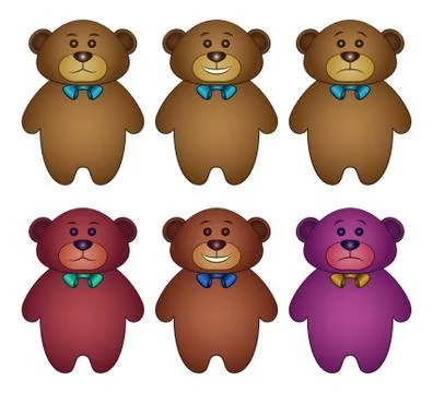 Teddy Bears Stock Illustration