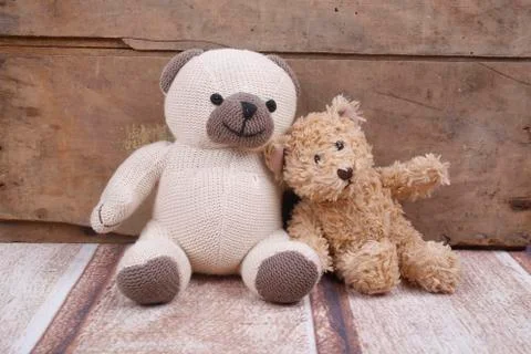 Teddy bears relax Stock Photos