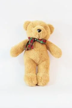 Teddy bears on a white background. Fotos Stock