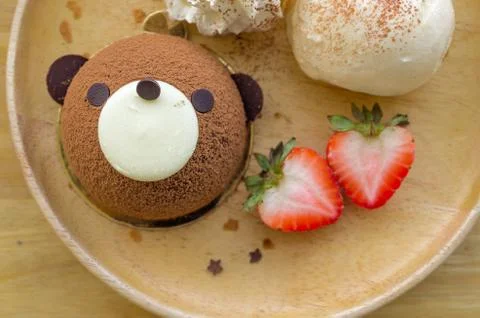 Teddy cake Foto stock