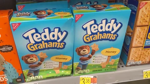 Teddy Grahams Grocery 스톡 동영상 185212946