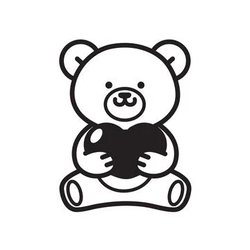 Teddybear vector icon Stock Illustration
