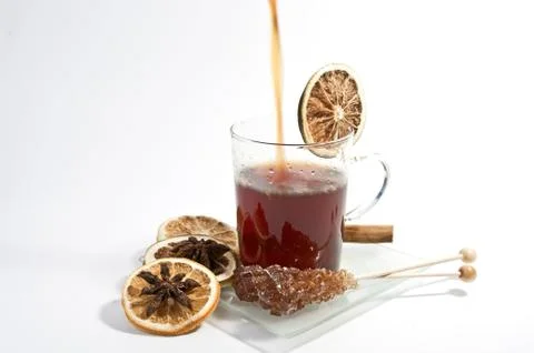 Tee eingießen Stock Photos