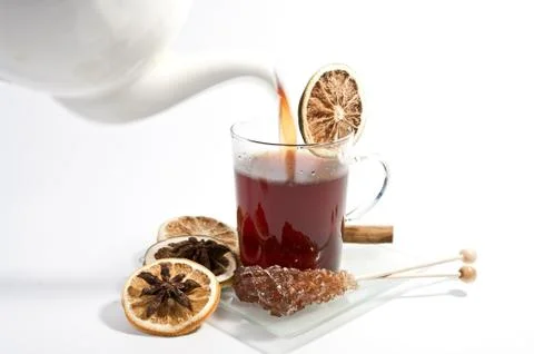 Tee eingießen Stock Photos