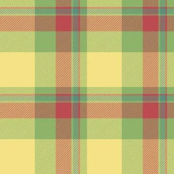 Tee fabric vector tartan, short textile texture check. Various background s.. Stock Illustration