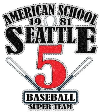 Tee graphic design Stock Illustration