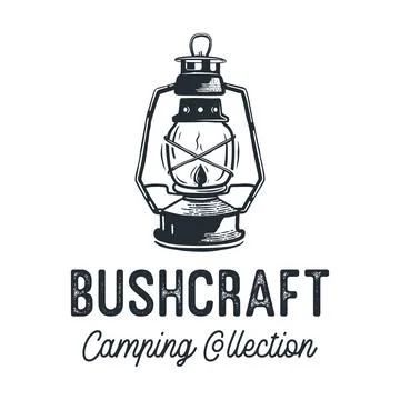 Tee graphic with retro lantern Illustrazione stock