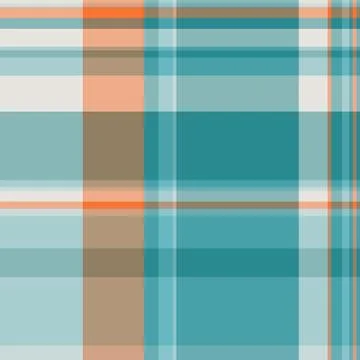 Tee pattern background fabric, glen textile vector texture. Network tartan .. Stock Illustration