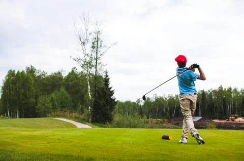 On the tee Stock Photos