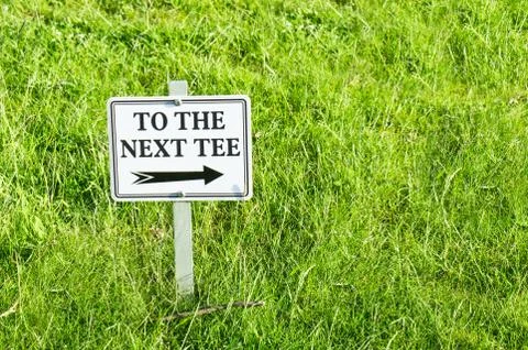 Tee sign Stock Photos