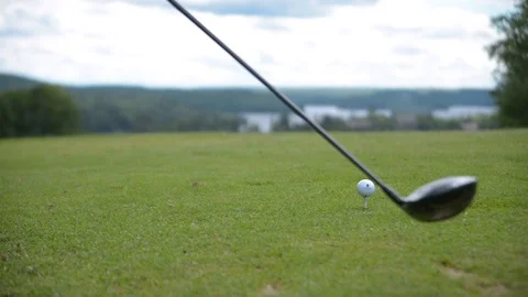 Teeing Off at a Golf Course 스톡 동영상 89141313