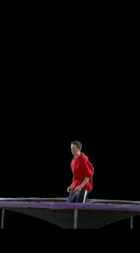 Teen Back Flips Stock Footage 79762