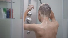 Young Boy Shower