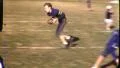 Teen Boy Throwing Winning Football Game 1940s Vintage Retro Film Home Movie 8446 HD Footage