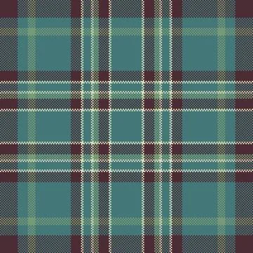 Teen fabric pattern seamless, linear check background tartan. Plank texture.. Stockillustratie