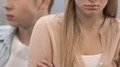 Teen girl feeling offended after quarrel boyfriend, lack of dialogue, problem HD Footage